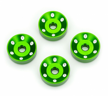 Traxxas 4210257-GRN Wheel Washers Alu GRN (4) Maxx Slash