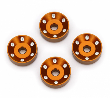 Traxxas 10257-ORNG Hjulbrickor Alu Orange (4) Maxx Slash