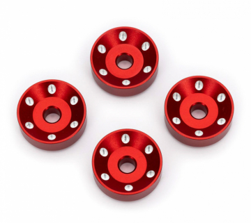 Traxxas 10257-RED Hjulbrickor Alu Röd (4) Maxx Slash