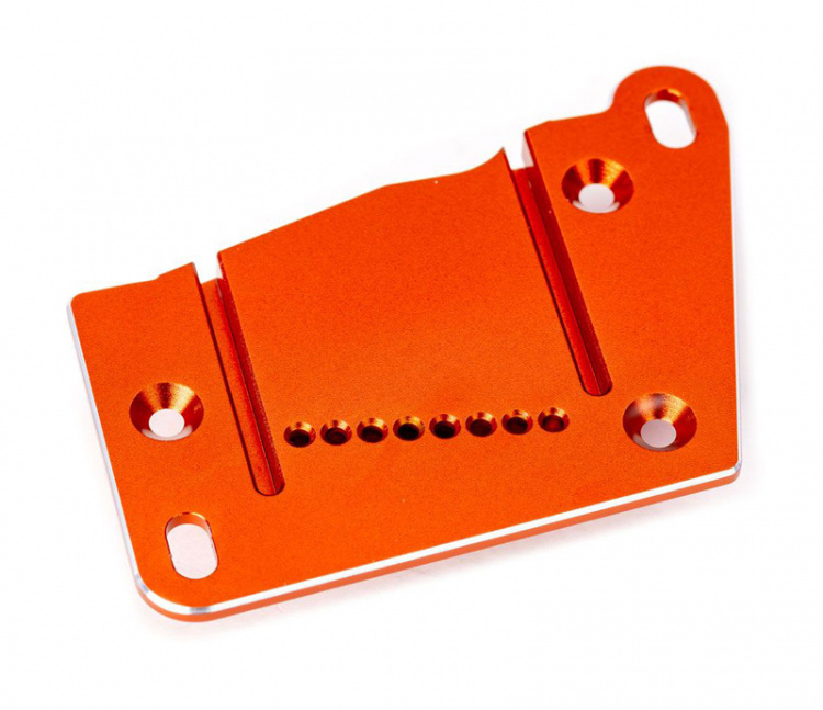 Traxxas 4210263-ORNG Motor Plate Alu Orange Maxx Slash