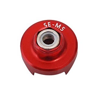 Secraft Islagsmutter Röd M5 4st - 3