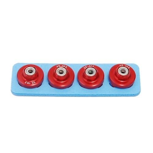 Secraft Islagsmutter Röd M5 4st