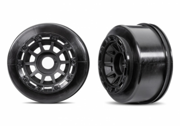 Traxxas 4210271 Wheels Black Maxx Slash (2)