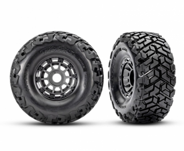 Traxxas 10272-GRAY Däck & Fälg Förstärkta Grå Maxx Slash (2)