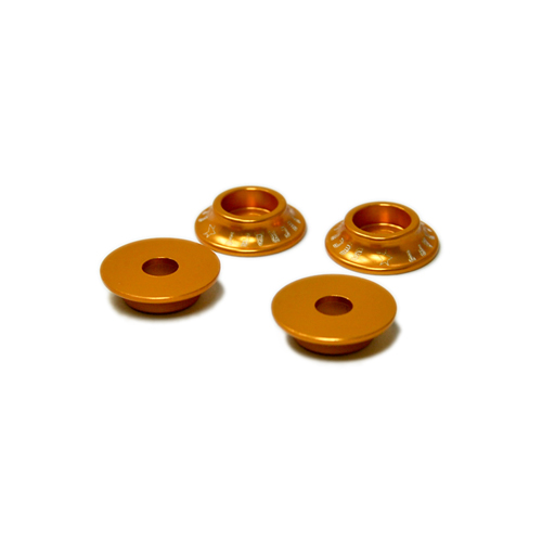Aluminium bricka M3 x 15 6-pack Guld - 2