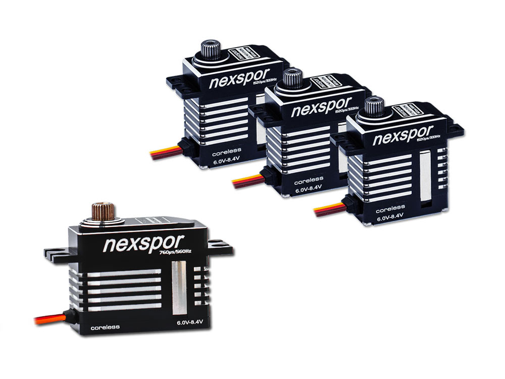 NEXSPOR Heli Servo Set 3x CLS2310S V2 / 1x CLS3507T # CLS2310S-3507T-SET