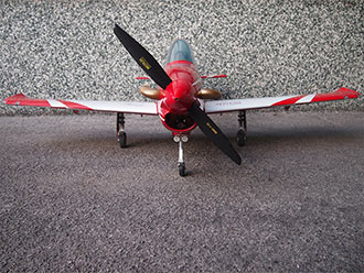 Sebart PC-21 XL 2.1m 50-60cc Röd/Vit - 3