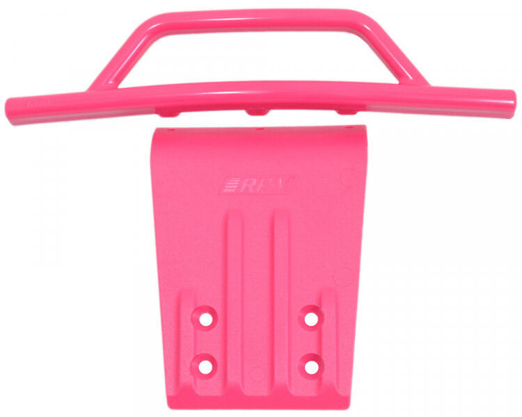 RPM Stötfångare och Hasplåt Fram Rosa Slash 2WD, Nitro Slash