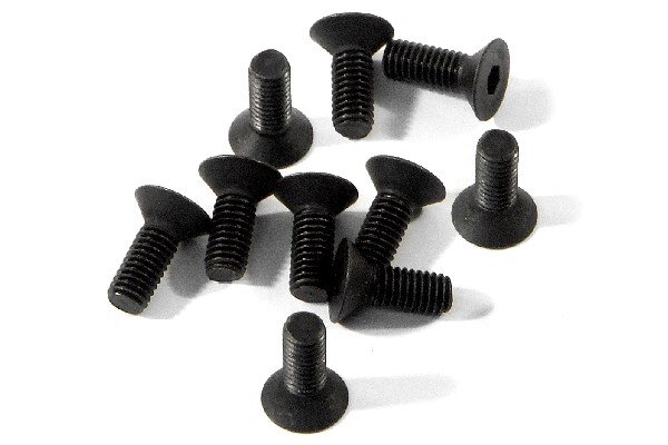 HPI HPZ082 Flat Head Screw M3X8Mm (Hex Socket/10Pcs)