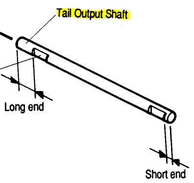 Tail Output Shaft