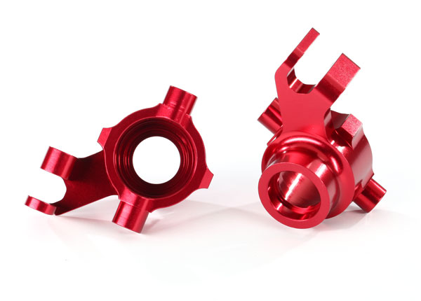 Steering Blocks Alu Red (Pair) Maxx