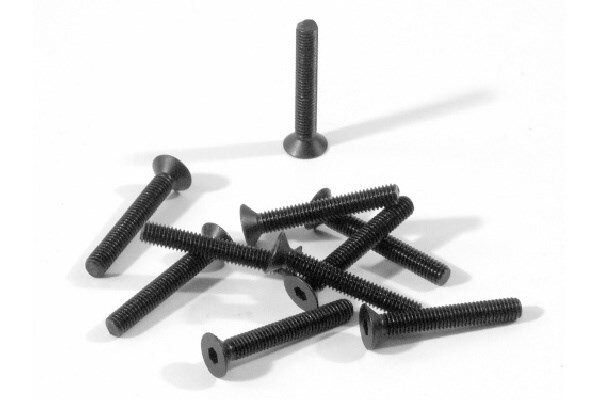 HPI HPZ087 Flat Head Screw M3X20Mm (Hex Socket/10Pcs)