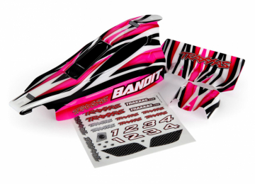 Traxxas 2433 Kaross Bandit Rosa Målad