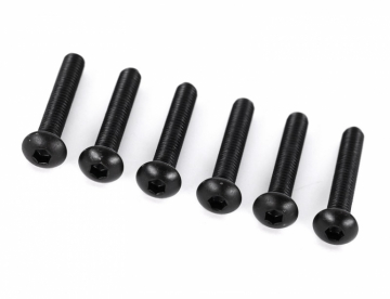 Traxxas 422455 Screws M4x24 Button-head Hex Socket (6)