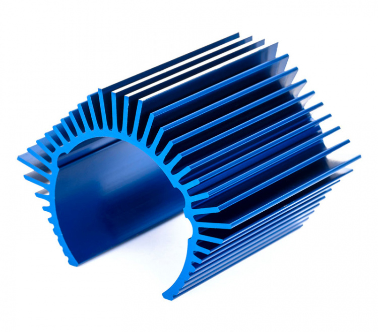 Traxxas 423362-BLUE Heat Sink Blue Low Profile Velineon 1200XL