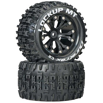 Duratrax Lockup MT 2.8 2WD Mounted Rear C2 Black (2)