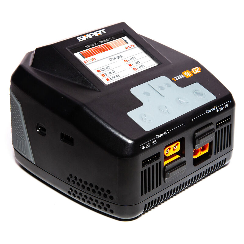 Spektrum S2200 Smart G2 AC Laddare 2x200W EU - 7