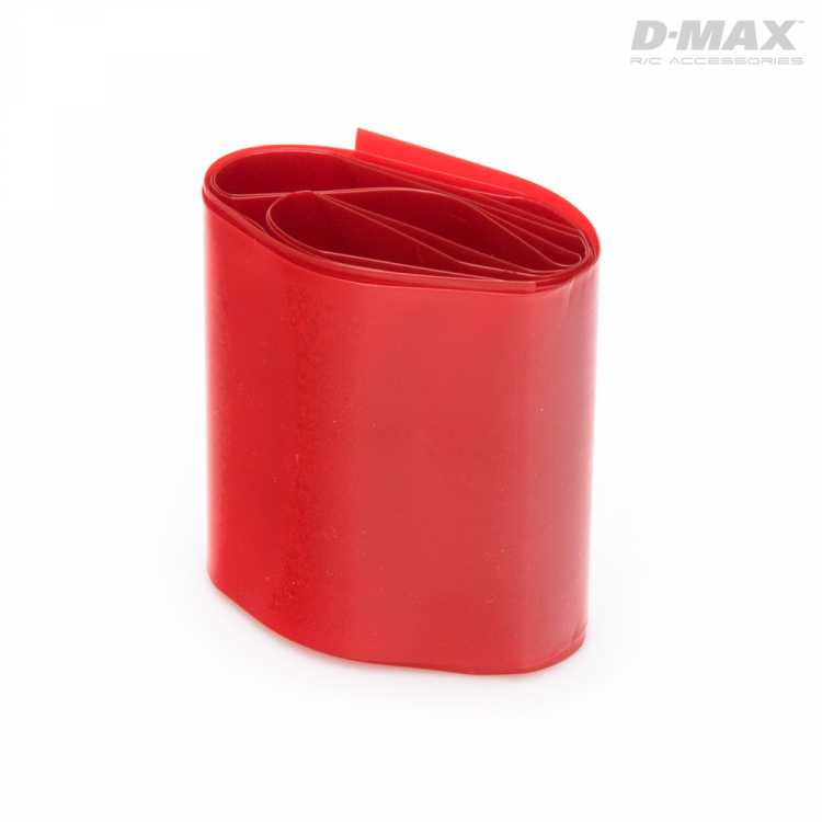 Dynomax B9221 D-Max B9221 DynoMAX Krympslang Röd Transparent D35/B55mm x 1m - 2