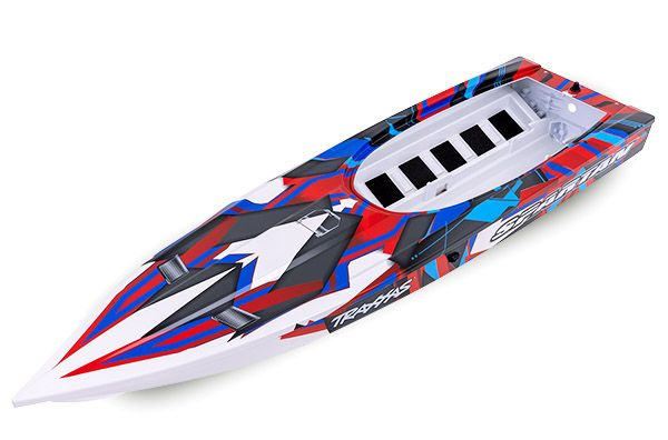 Traxxas 5737R Skrov Röd Spartan