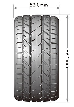 LOUISE RC WORLD LT3387SM Tire & Rim ST-ROCKET Mini Maxx/ XRT (0 &amp; 1/2 Offset Hex) (2)