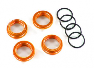 Traxxas 8968A Fjäderspännare Alu Orange GT-Maxx (4)