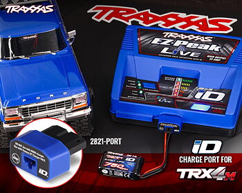 Traxxas 2821-PORT iD Laddport TRX-4M Batteri (#2821)