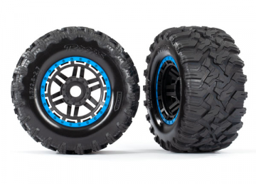 Tires & Wheels Maxx/Black/Blue (17mm) 2,8" TSM (2)