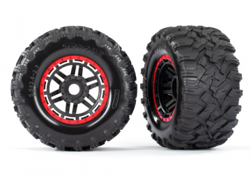 Tires & Wheels Maxx/Black/Red (17mm) 2,8" TSM (2)