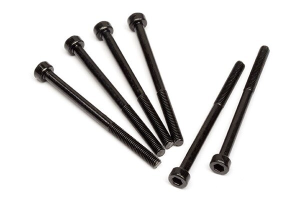 HPI HPZ303 Cap Head Screw M3X42Mm (Black/6Pcs)