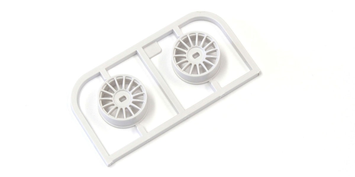 Kyosho MDH100W-N0 Wheels Set White Mini-Z AWD - Narrow 0 Offset (2)