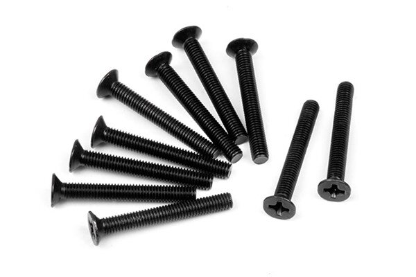 HPI HPZ348 Flathead Screw M3X24Mm (10Pcs)