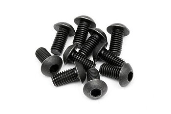 HPI HPZ351 Button Head Hex Socket Screw M3X6Mm