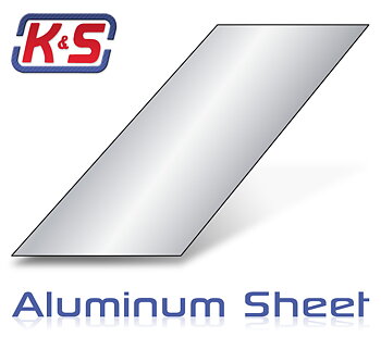 K&S Alum.plåt 305x150x2.25mm 6061-T6 (1)