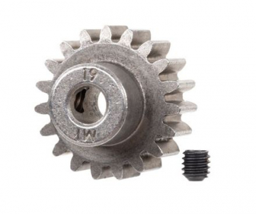 Traxxas 426480X Pinion Gear 19T 1.0M for 5mm Shaft (Only with Steel Spur Gear)