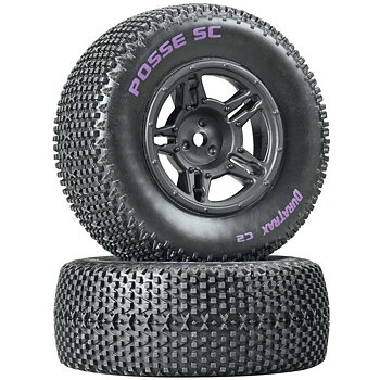 Duratrax Posse SC Tire C2 Mounted Rear Slash (2)