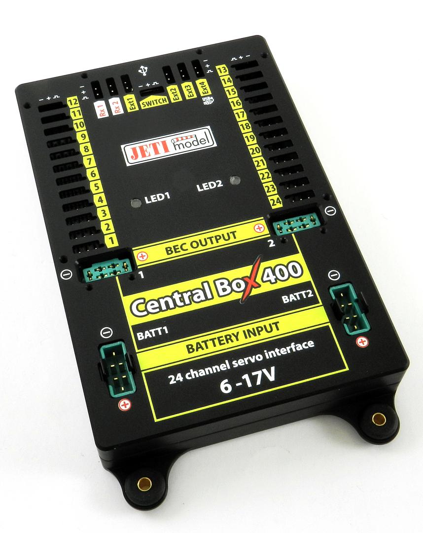 Jeti J-CB-400-RS-RCSW Central BOX 400 + 2x Rsat2 + RCSW