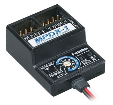 Futaba MPDX1 Multi Prop decoder 1-8 kanal