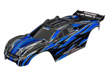 Traxxas 426785-BLUE Body Rustler 4x4 VXL Blue Clipless