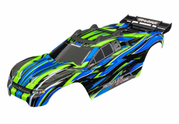 Traxxas 6785-GRN Kaross Rustler 4x4 VXL Grön Clipless