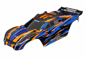 Traxxas 426785-ORNG Body Rustler 4x4 VXL Orange Clipless