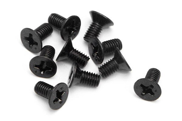HPI HPZ525 Flat Head Screw M3X6Mm (10Pcs)