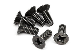 HPI HPZ526 Flat Head Screw M3 X 8Mm (6 Pcs)
