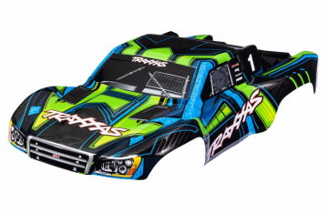 Traxxas 426844-GRN Body Slash 4x4 Green/Blue (for Clipless Mounting))