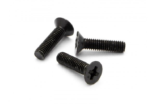 HPI HPZ528 Flat Head Screw M3 X 12Mm (6Pcs)