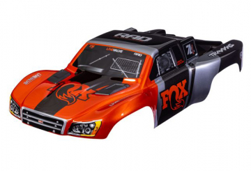 Traxxas 426849-FOX Body Slash 2WD/4x4 (Clipless) Complete Fox