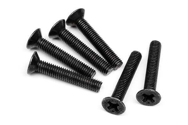 HPI HPZ530 Flat Head Screw M3X18Mm (6Pcs)