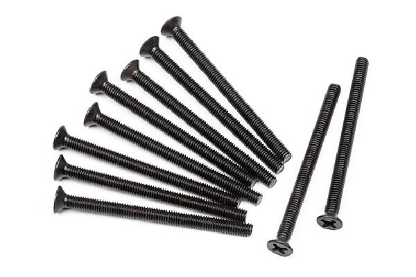 HPI HPZ536 Flat Head Screw M3X40Mm (10Pcs)