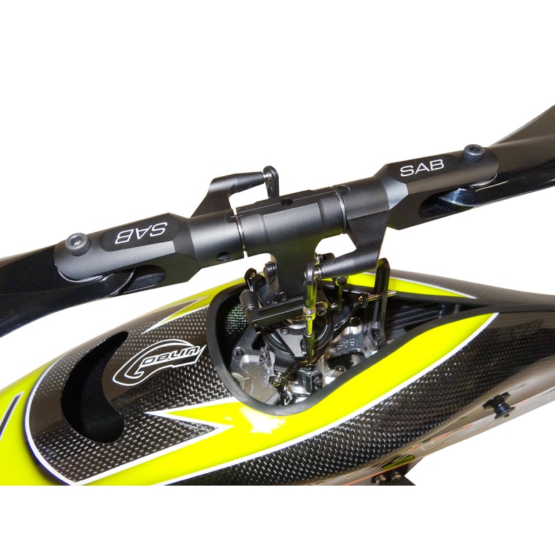 KIT GOBLIN BLACK THUNDER YELLOW/CARBON (WITH THUNDERBOLT MAIN AND TAIL BLADES) - 9