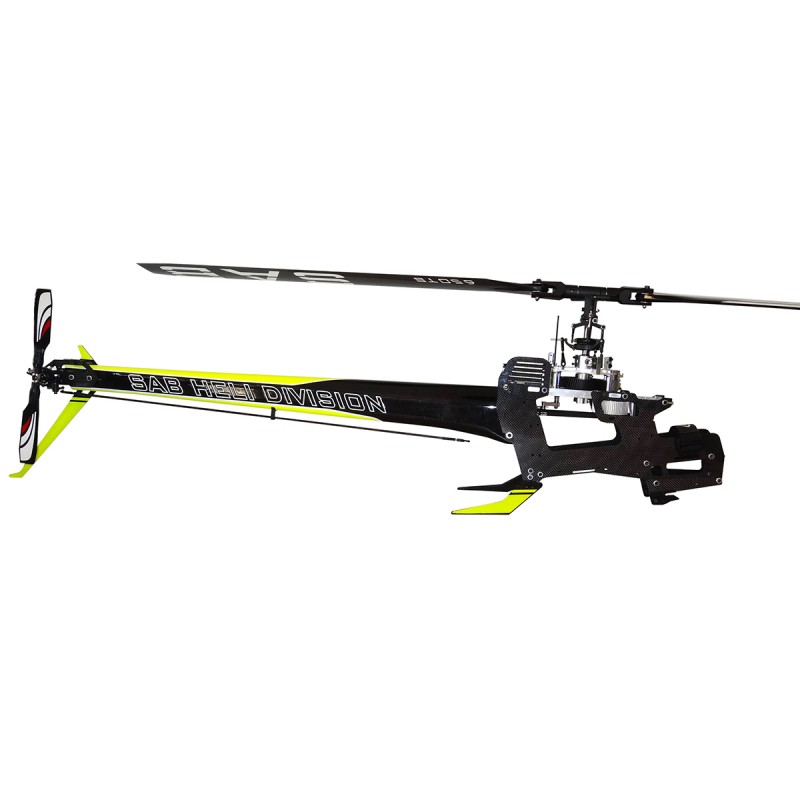 KIT GOBLIN BLACK THUNDER YELLOW/CARBON (WITH THUNDERBOLT MAIN AND TAIL BLADES) - 8