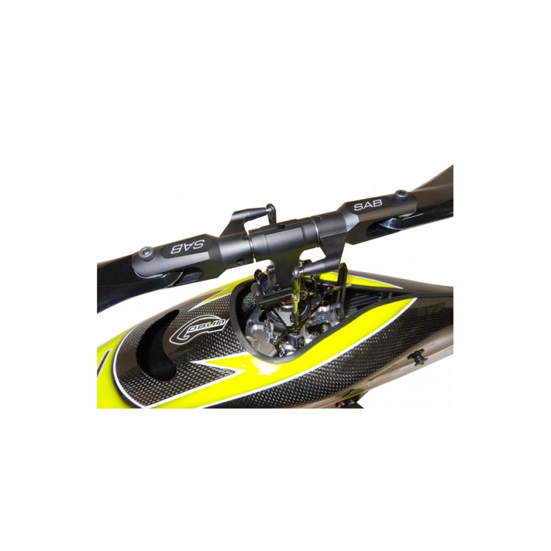 KIT GOBLIN BLACK THUNDER YELLOW/CARBON (WITH THUNDERBOLT MAIN AND TAIL BLADES) - 7